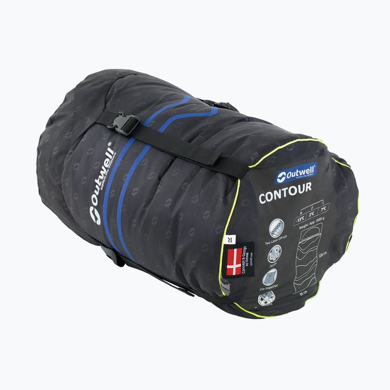 Spací pytel Outwell Contour fialový 230364 15