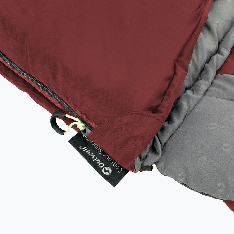 Spací pytel Outwell Contour Lux bordó 230367 13