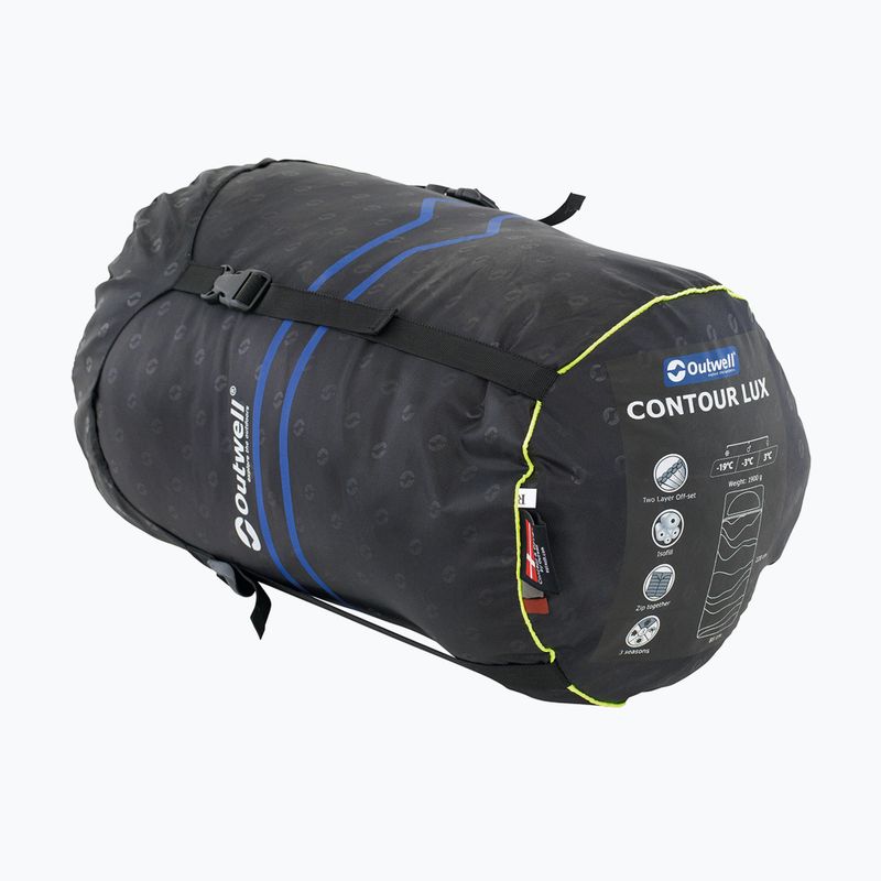 Spací pytel Outwell Contour Lux bordó 230367 16