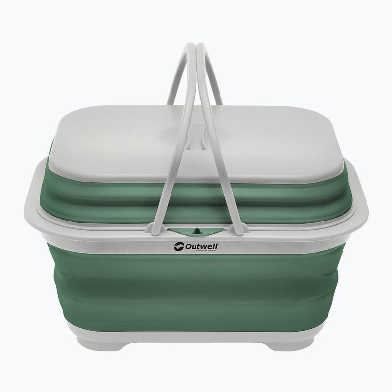 Skládací mísa Outwell Collaps Washing Base Handle And Lid zeleno-šedá 651131