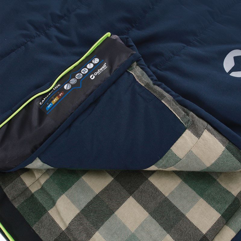 Spací pytel Outwell Camper Lux navy blue 230393 12