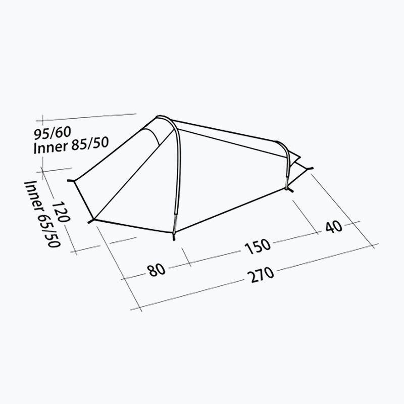 Robens Arrow Head stan pro 1 osobu modrý 130342 3