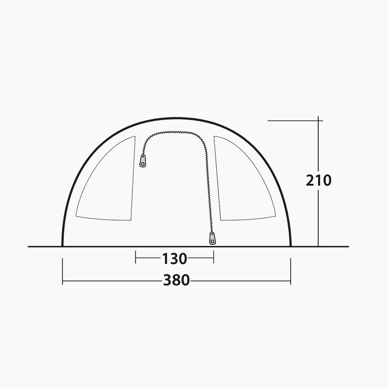 Kempingový stan pro 6 osob Outwell Sky 6 blue 6