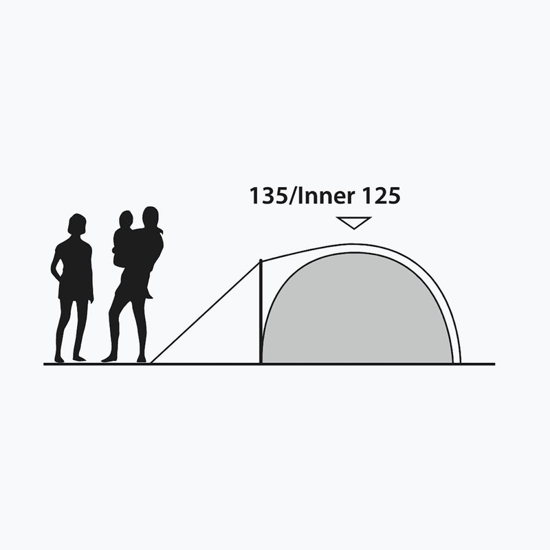 Kempingový stan pro 4 osoby Outwell Cloud 4 green/gray 9