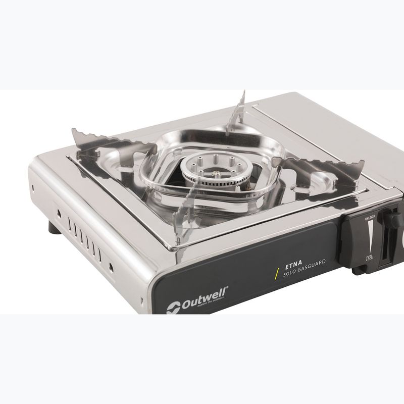 Turistický vařič Outwell Etna Solo Gasguard silver 3