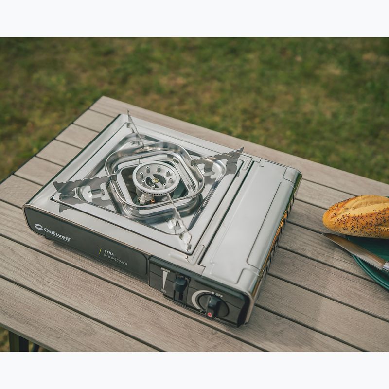 Turistický vařič Outwell Etna Solo Gasguard silver 6