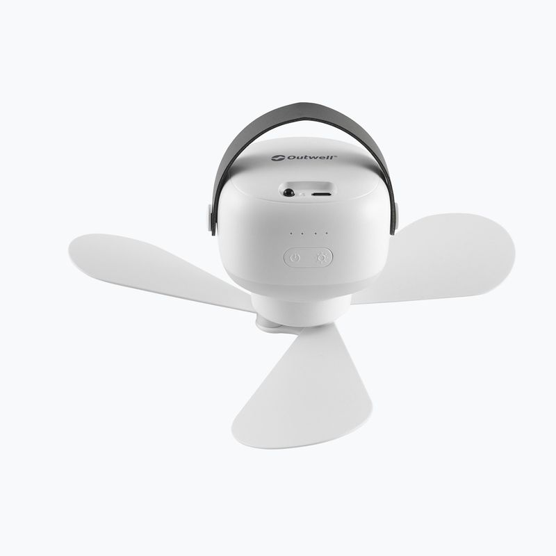 Ventilátor s lampou Outwell Aurelios Rechargeable white 4