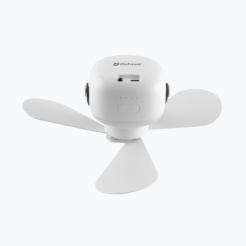Ventilátor s lampou Outwell Aurelios Rechargeable white 5