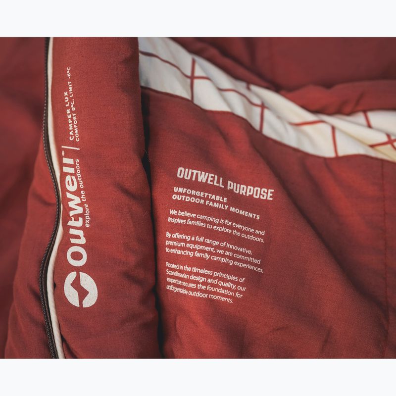 Spací pytel Outwell Campion Lux red 8