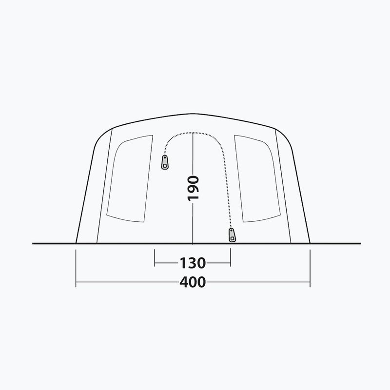 Kempingový stan pro 6 osob Outwell Sacramento 6 Air blue 8