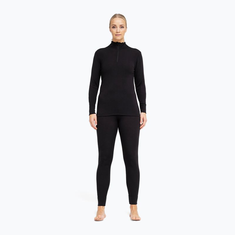 Dámská termo mikina Dovre Wool Zip black 2