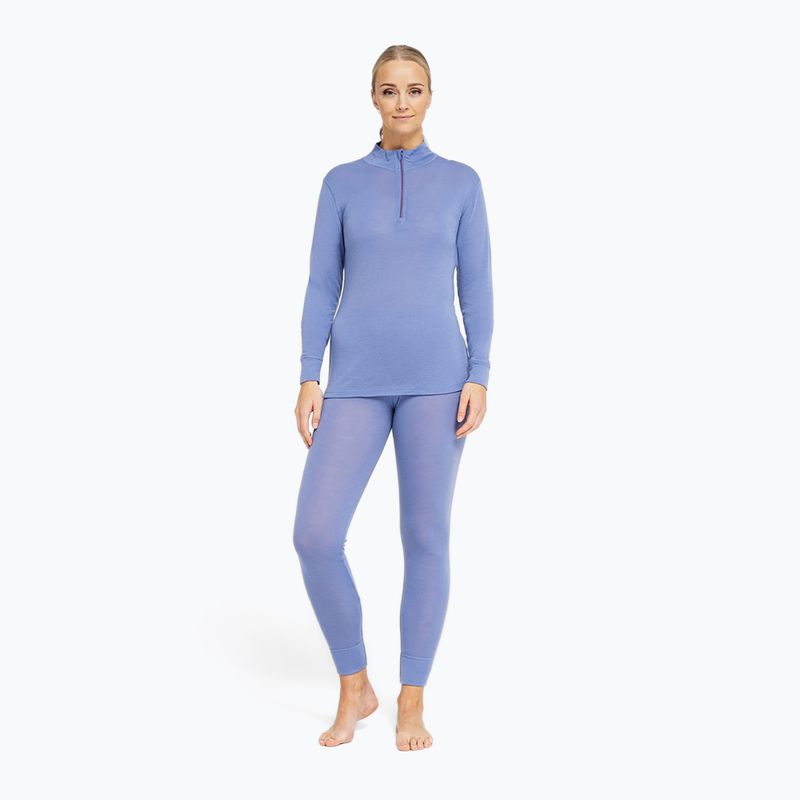 Dámská termo mikina Dovre Wool Zip blue 2