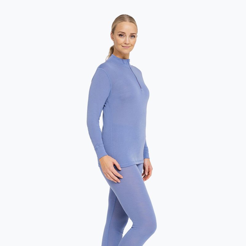 Dámská termo mikina Dovre Wool Zip blue 4