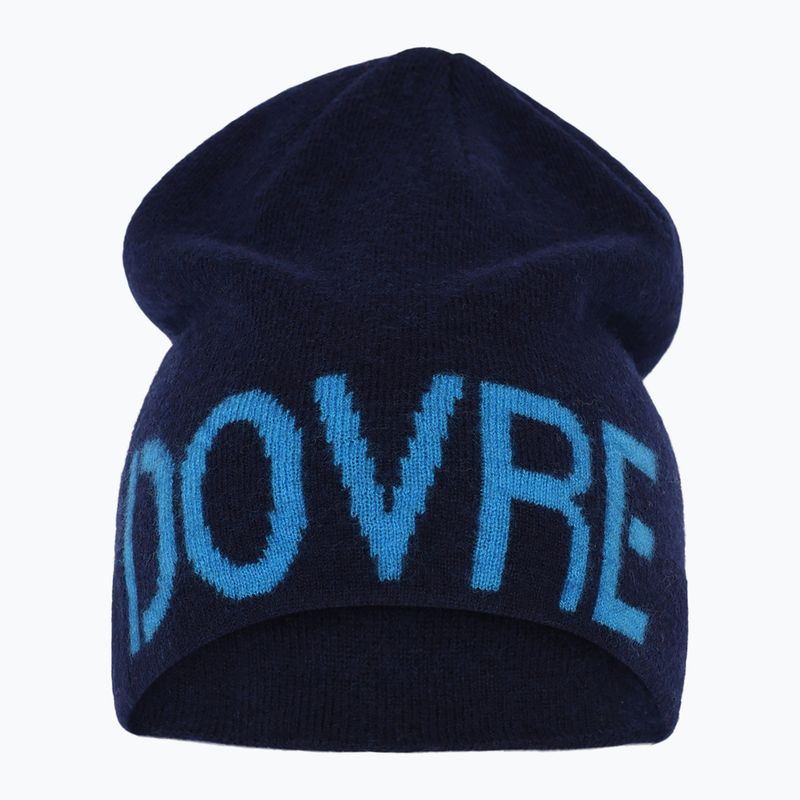 Pánská zimní čepice Dovre Wool Logo Beanie blue