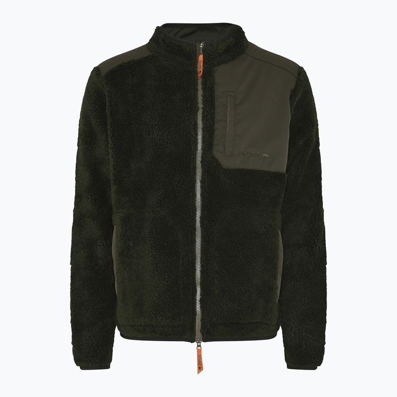 Pánská fleecová mikina Dovre Teddy Fleece green 3