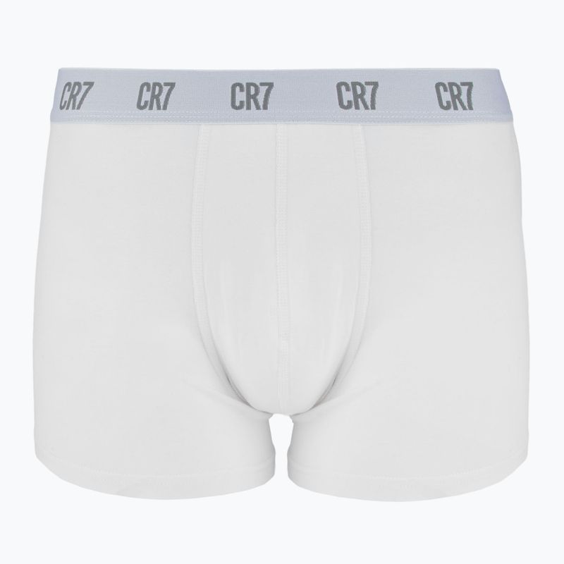 Pánské boxerky CR7 Basic Trunk 3 páry white/ greymelange/ black 4