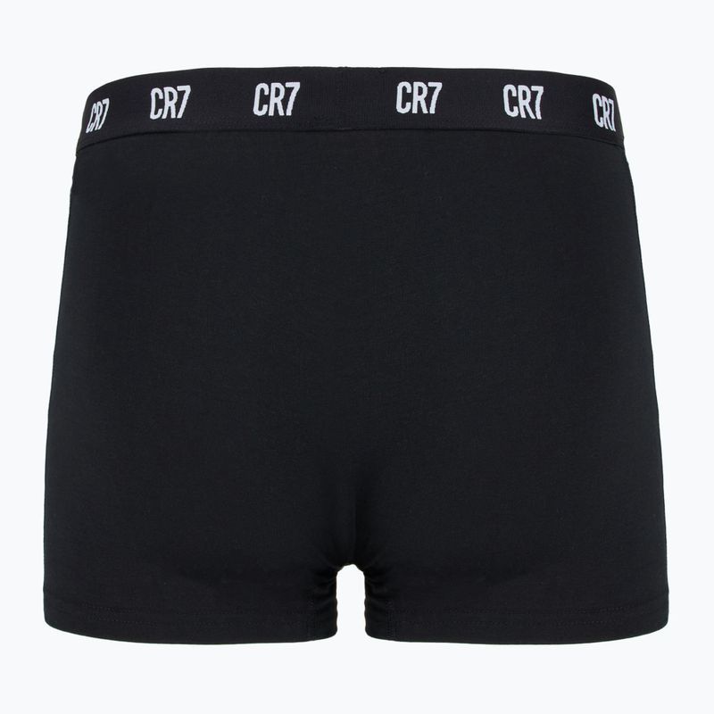 Pánské boxerky CR7 Basic Trunk 3 páry white/ greymelange/ black 5