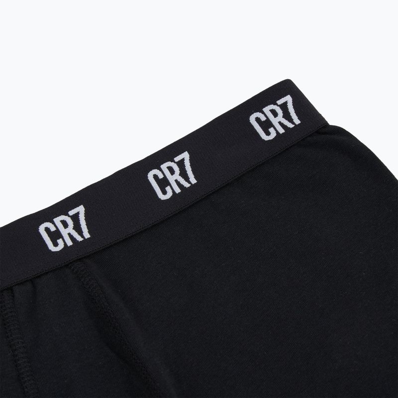 Pánské boxerky CR7 Basic Trunk 3 páry white/ greymelange/ black 6