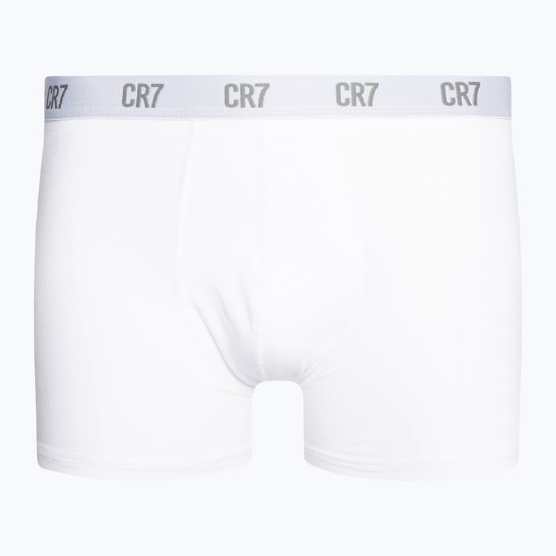 Pánské boxerky CR7 Basic Trunk 3 páry grey melange/white/navy 2