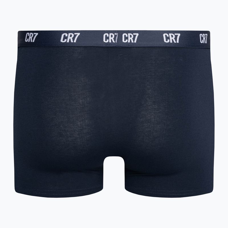 Pánské boxerky CR7 Basic Trunk 3 páry grey melange/white/navy 9