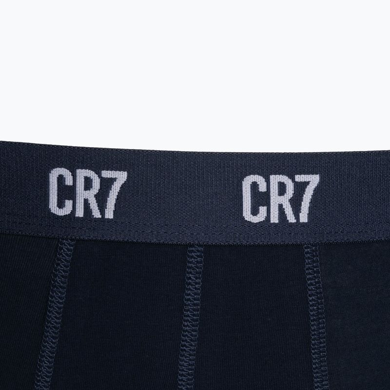 Pánské boxerky CR7 Basic Trunk 3 páry grey melange/white/navy 10