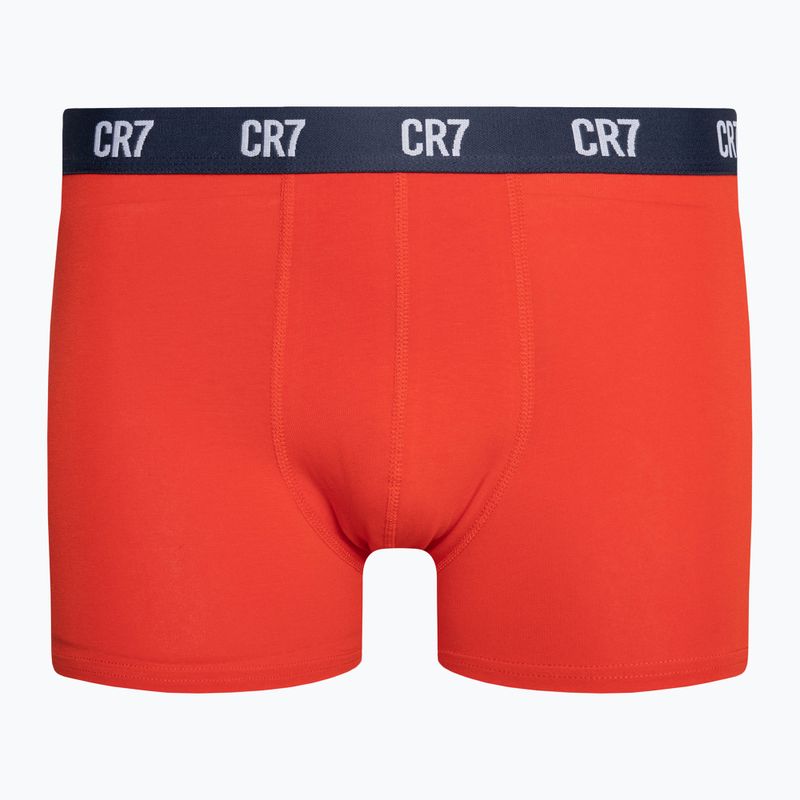 Pánské boxerky CR7 Basic Trunk 3 páry grey melange/red/navy 5