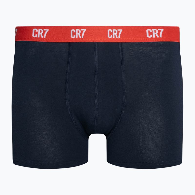 Pánské boxerky CR7 Basic Trunk 3 páry grey melange/red/navy 8