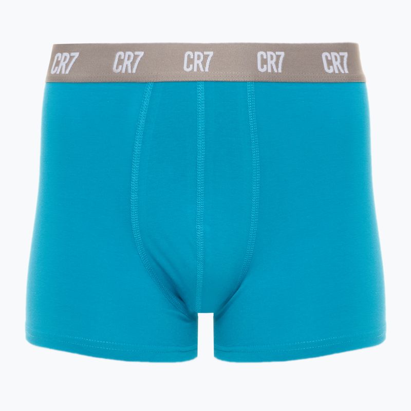 Pánské boxerky CR7 Basic Trunk 3 páry black/light green/green 2