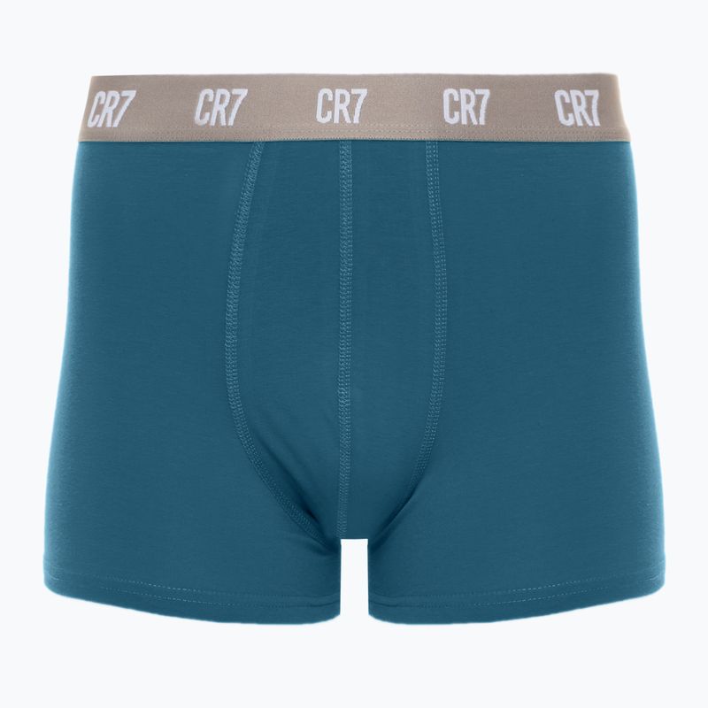 Pánské boxerky CR7 Basic Trunk 3 páry black/light green/green 3