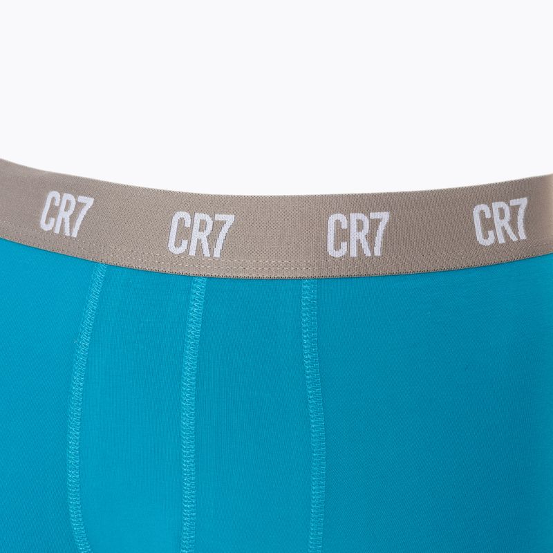 Pánské boxerky CR7 Basic Trunk 3 páry black/light green/green 6