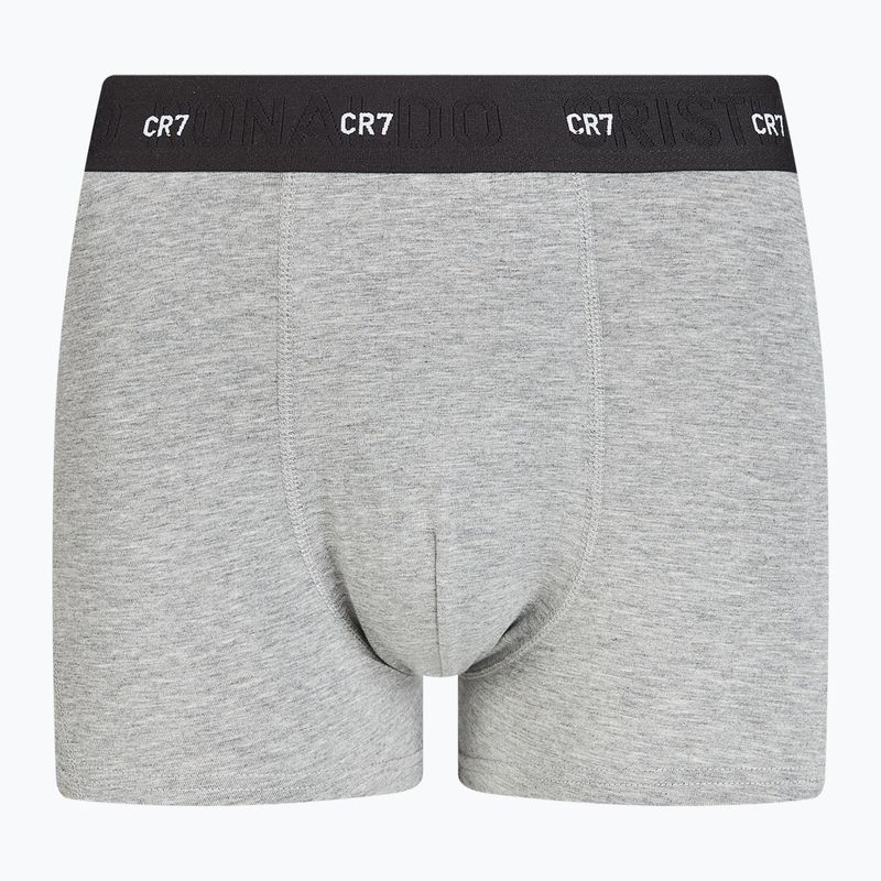 Pánské boxerky  CR7 Bamboo Trunk FSC 3 pary black/dark grey/grey 2