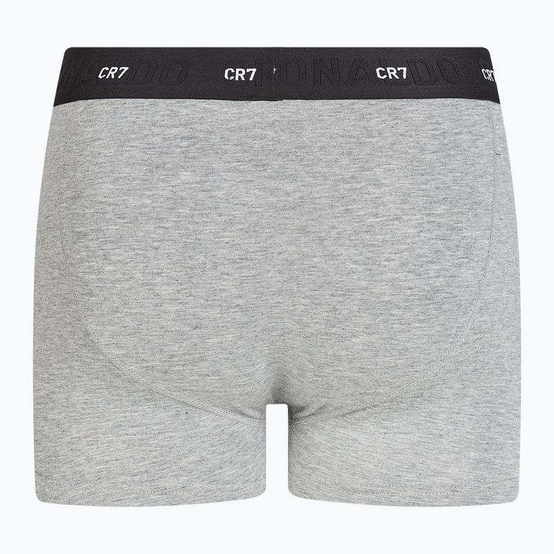 Pánské boxerky  CR7 Bamboo Trunk FSC 3 pary black/dark grey/grey 3