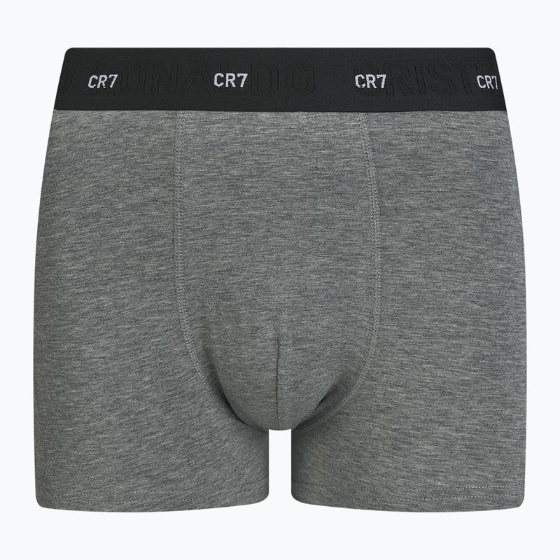 Pánské boxerky  CR7 Bamboo Trunk FSC 3 pary black/dark grey/grey 5