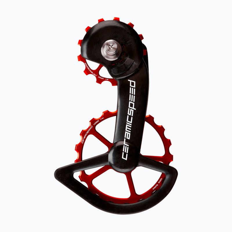 Nosič přehazovačky CeramicSpeed OSPW řady 9100/R8000 červený 106315
