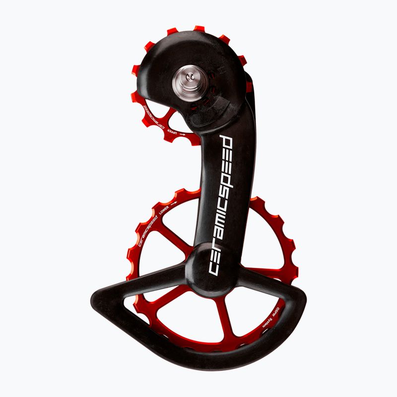 Vozík přehazovačky CeramicSpeed OSPW 9100/R8000 Series Coated red 106318