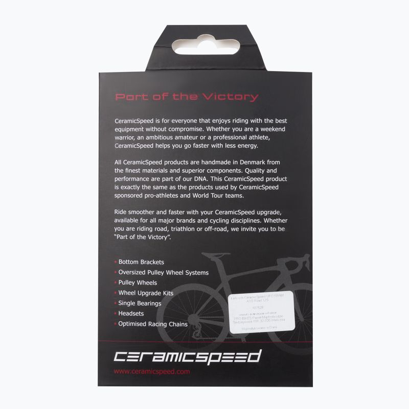 CeramicSpeed UFO řetěz na kolo SRAM AXS Road 12S stříbrný 107529 2