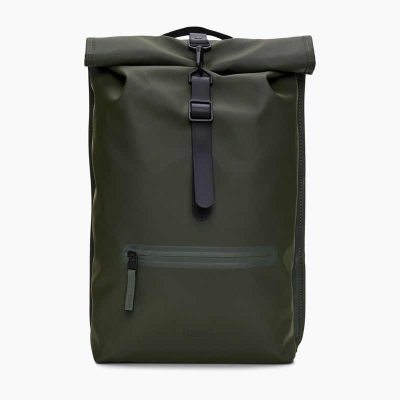 Městský batoh Rains Rucksack Rolltop 13 + 4 l green