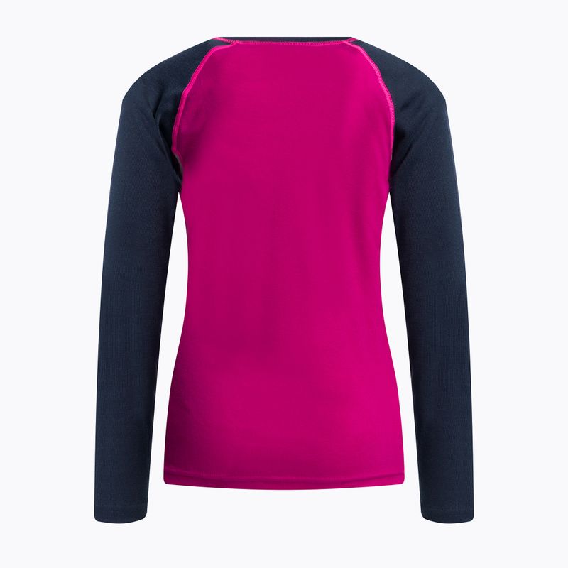 Dětské termoprádlo Color Kids Ski Underwear Colorblock różowo-černá 740777.5885 3