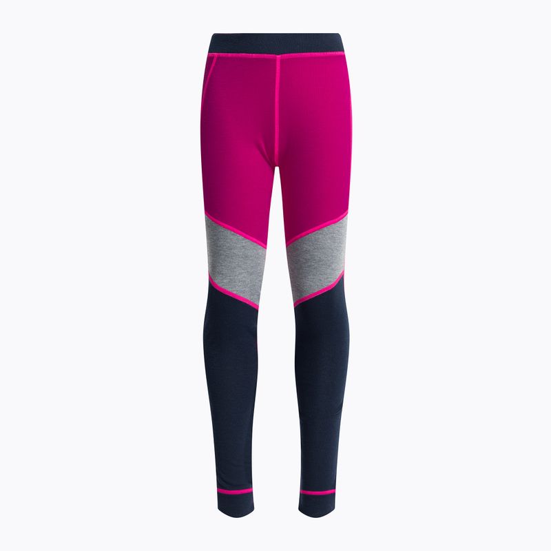 Dětské termoprádlo Color Kids Ski Underwear Colorblock różowo-černá 740777.5885 5