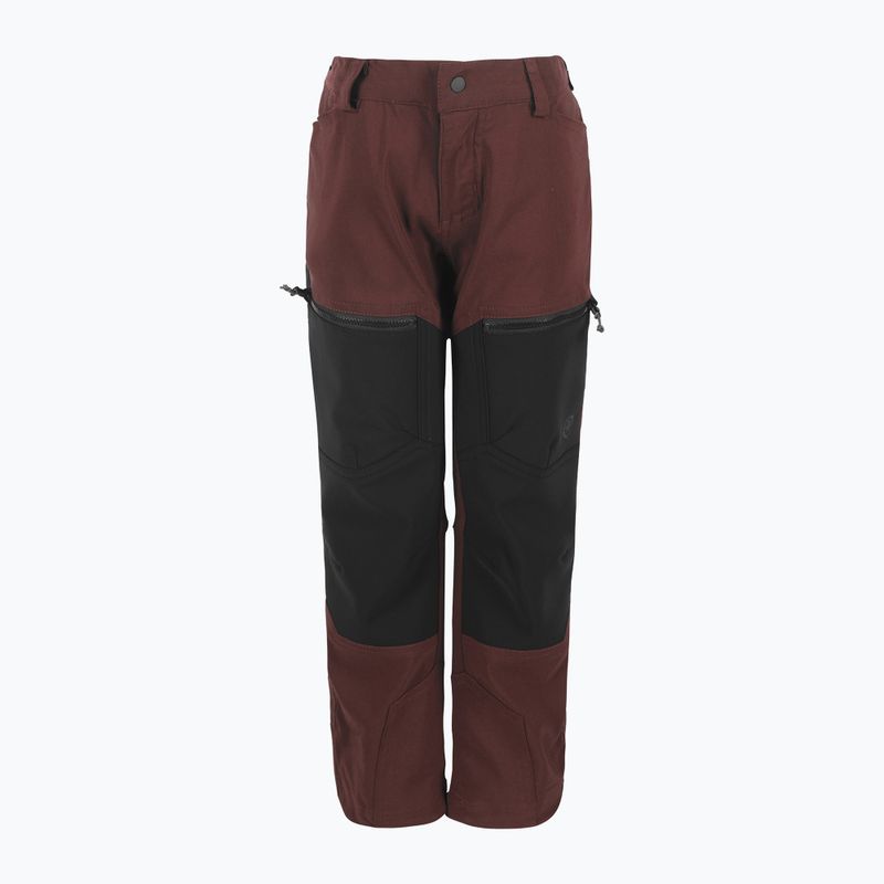 Dětské trekové kalhoty Color Kids Outdoor Pants hnědo-černá 740717