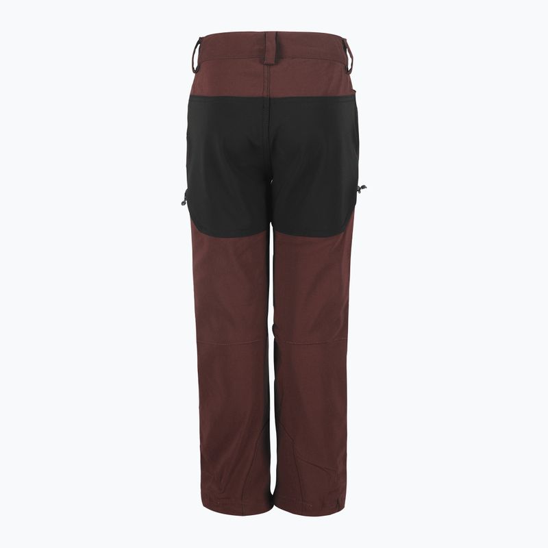 Dětské trekové kalhoty Color Kids Outdoor Pants hnědo-černá 740717 2