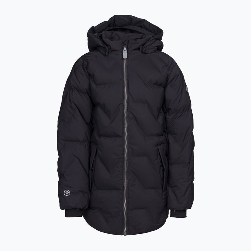 Dětská péřová bunda Color Kids Jacket Quilted AF 10.000 černá 740720