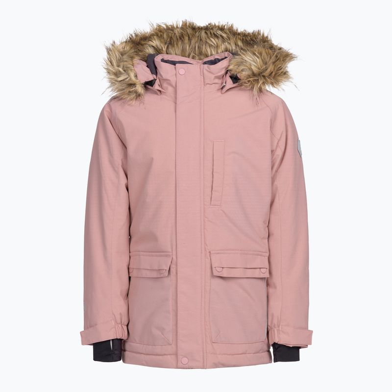 Dětská péřová bunda Color Kids Parka w. Fake Fur AF 10.000 růžová 740724