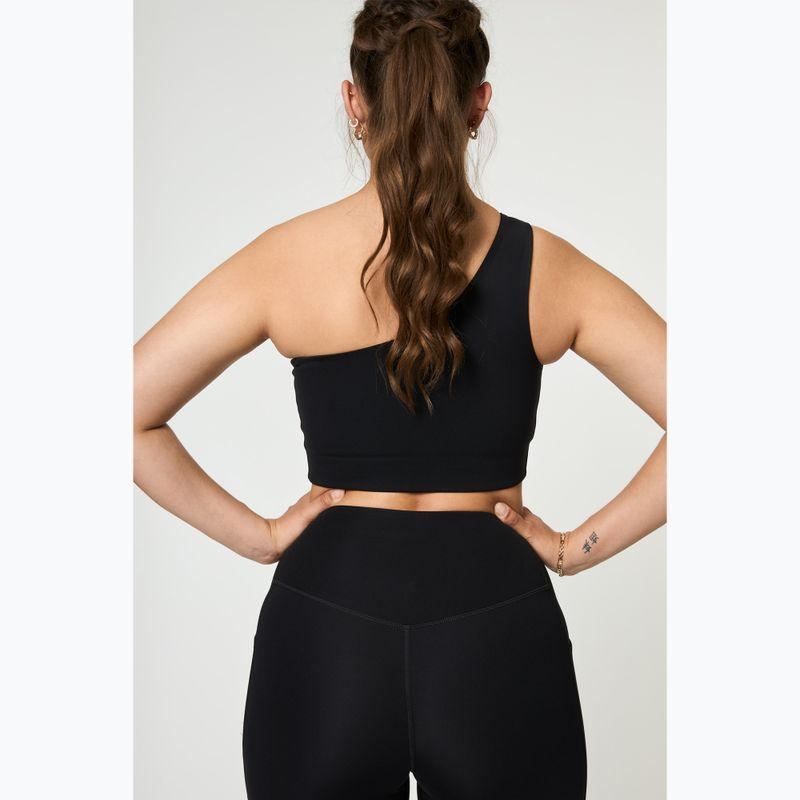 Fitness podprsenka Girlfriend Collective Bianca One Shoulder black 3
