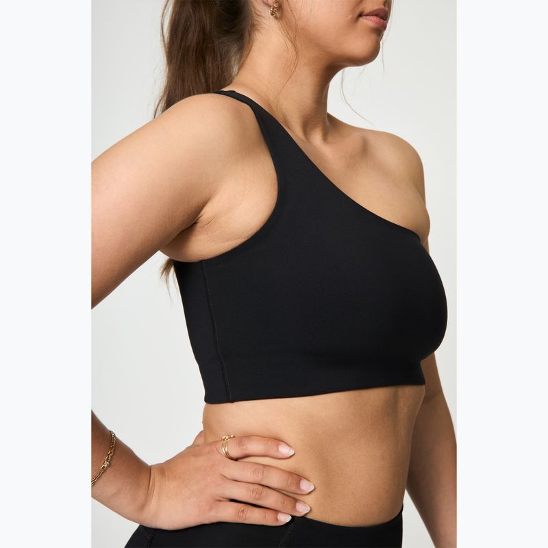 Fitness podprsenka Girlfriend Collective Bianca One Shoulder black 4