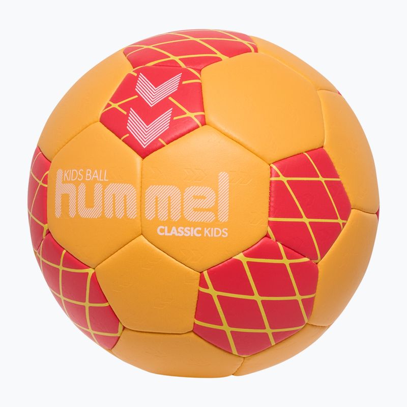 Míč na házenou pro děti Hummel Classic HB Jr orange/red/yellow size 0 2