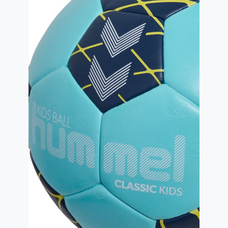 Míč na házenou pro děti Hummel Classic HB Jr light blue/marine/yellow size 0 4