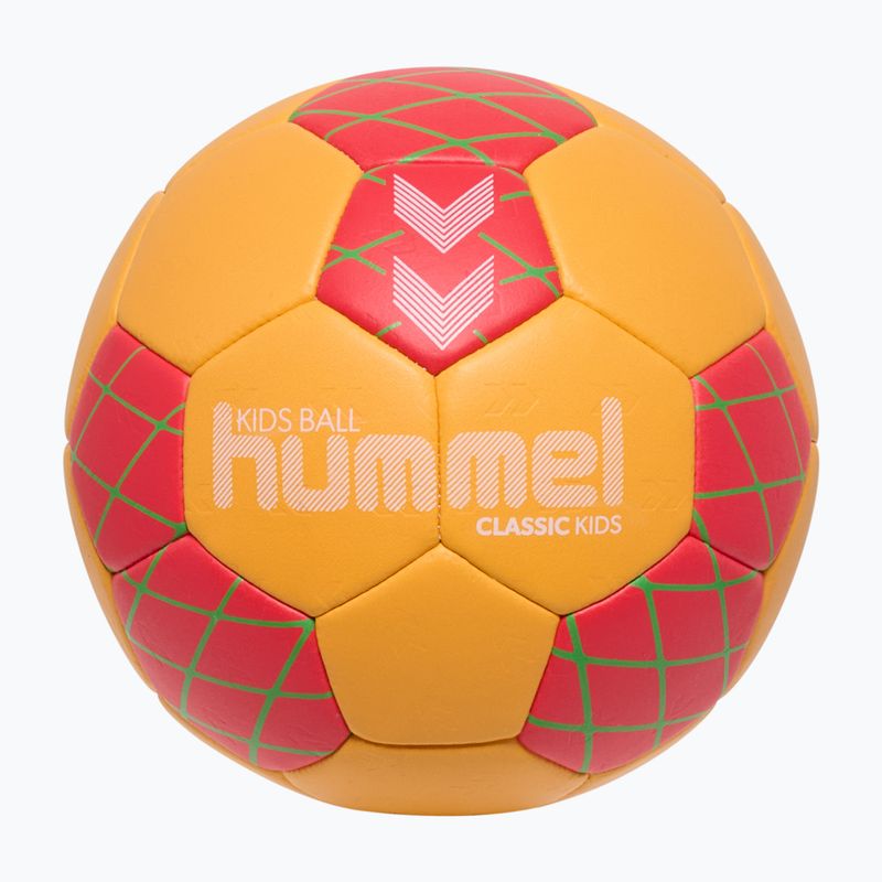 Míč na házenou pro děti Hummel Classic HB Jr orange/red/green size 0.0