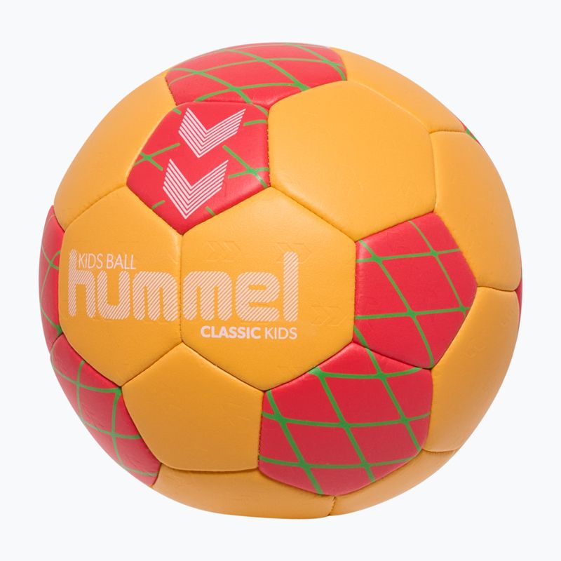 Míč na házenou pro děti Hummel Classic HB Jr orange/red/green size 0.0 2