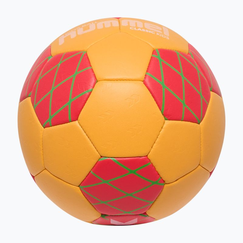 Míč na házenou pro děti Hummel Classic HB Jr orange/red/green size 0.0 3